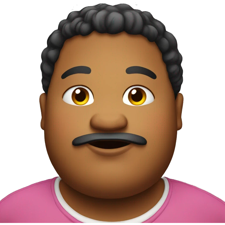 Fat person emoji