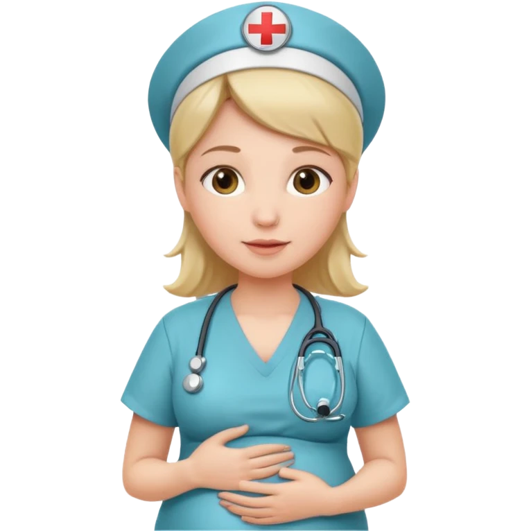 pregnant nurse emoji