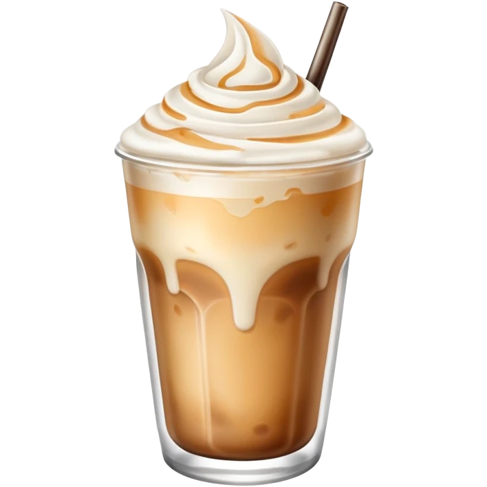 Iced latte  emoji