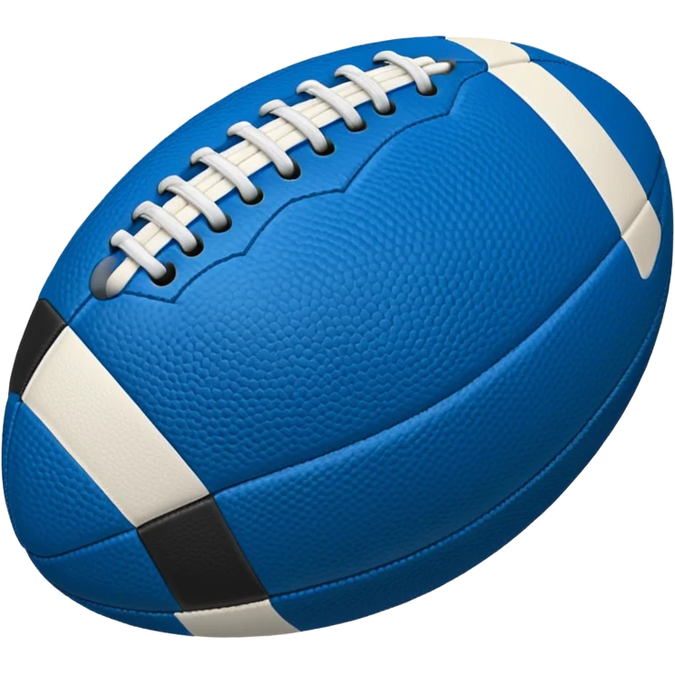 blue football ball emoji