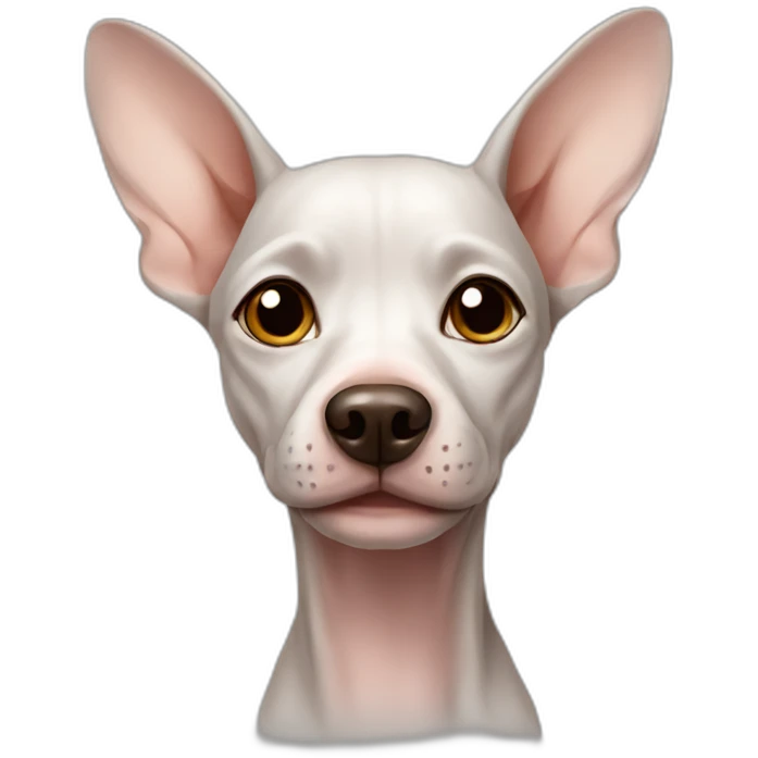 hairless dog emoji