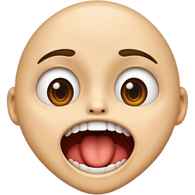 Mouth dropped emoji