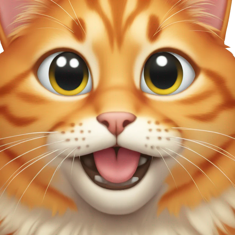 cute orange cat emoji