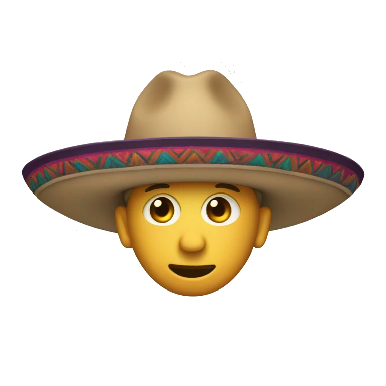 Sombrero de lado emoji