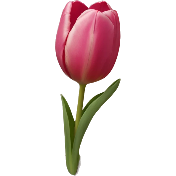 some tulip on two skin coloured hills emoji
