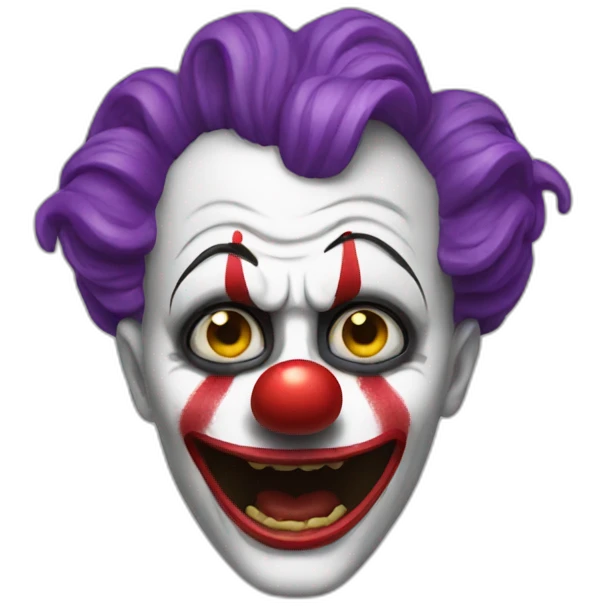 clown-dead-inside emoji
