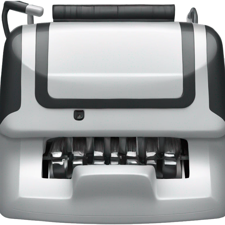 black and white manicure machine emoji