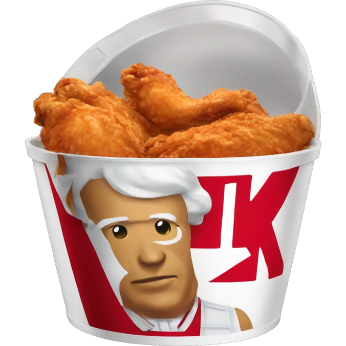 kfc chicken bucket  emoji