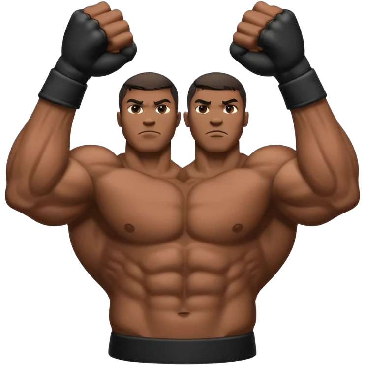 Wakanda forever . Two black fists crossing in an x pattern emoji