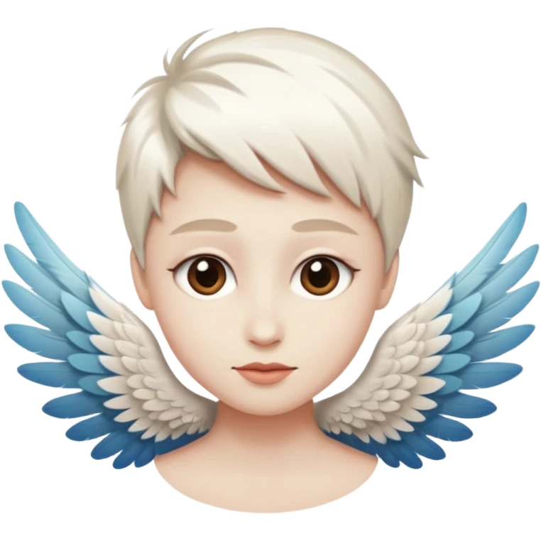 Only single Wings of left side emoji