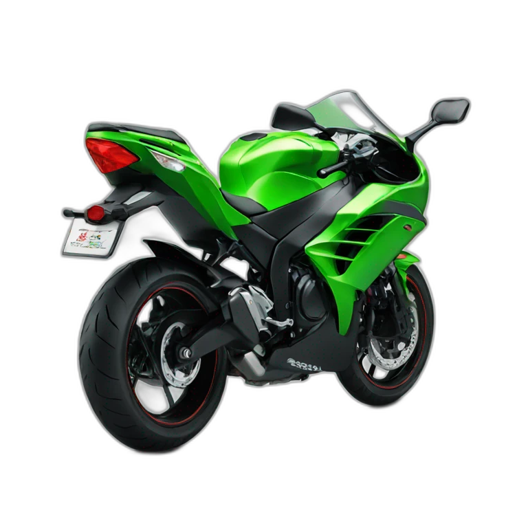 Kawasaki ninja emoji