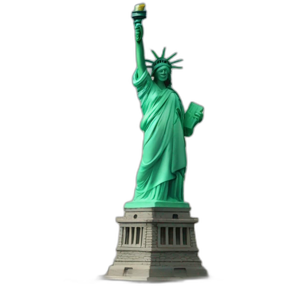 Unisex Statue of Liberty emoji