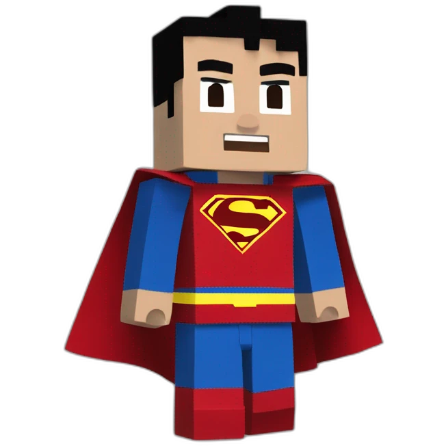 Superman-minecraft-verson emoji