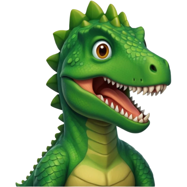 Man head with dinosaur body  emoji