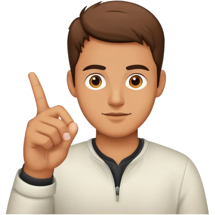 a guy flipping u off emoji