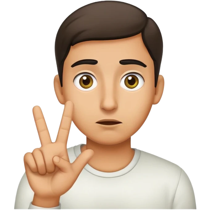Incorrect gesture emoji