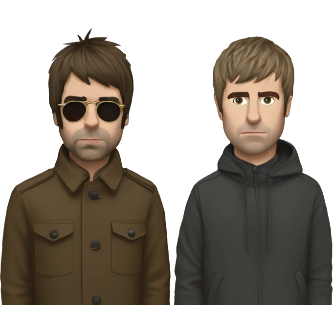 Noel and Liam Gallagher  emoji