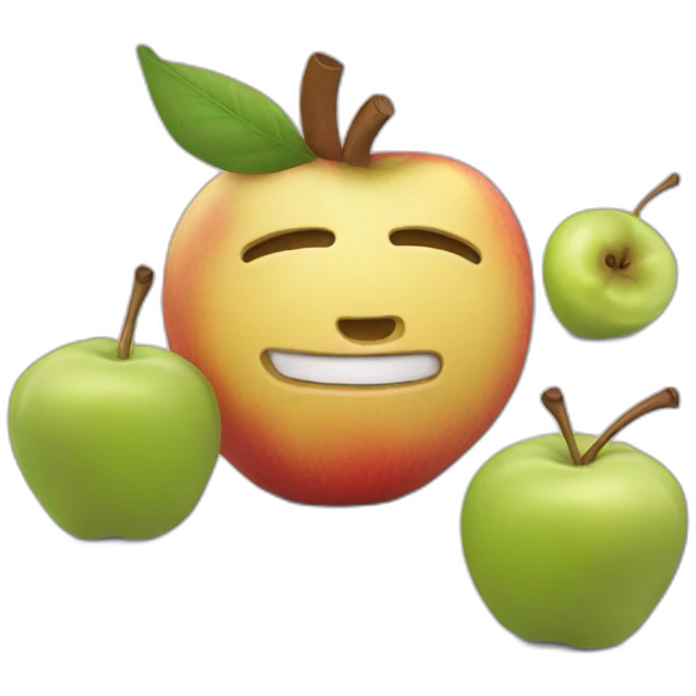 pomme chanteuse emoji