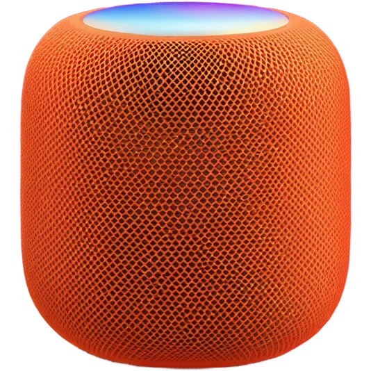 Apple Home pod mini orange  emoji