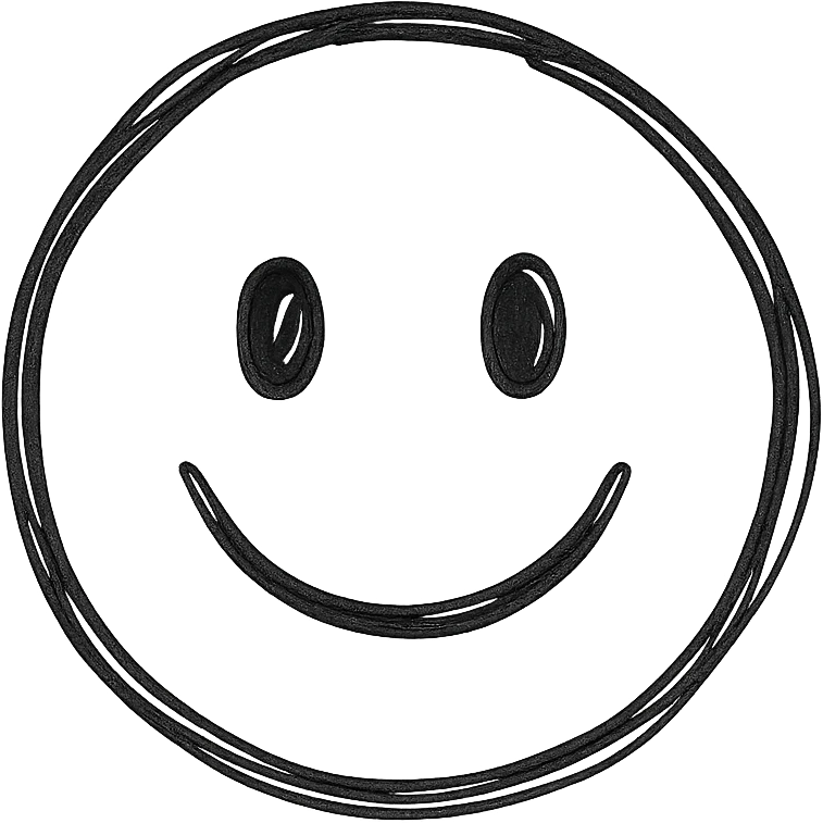a circle emoji in hand-drawn style emoji