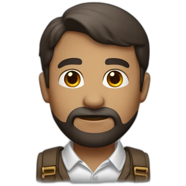 homme de foi terriffié emoji