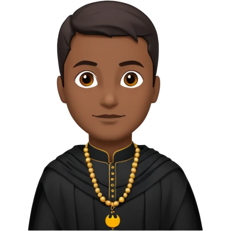 Batman wearing kurta shalwar black ND shawl  emoji