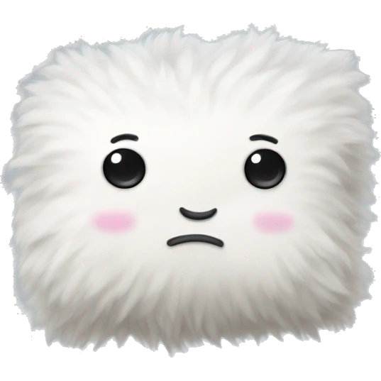 Fluffy white pillows emoji