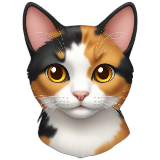 Calico cat emoji