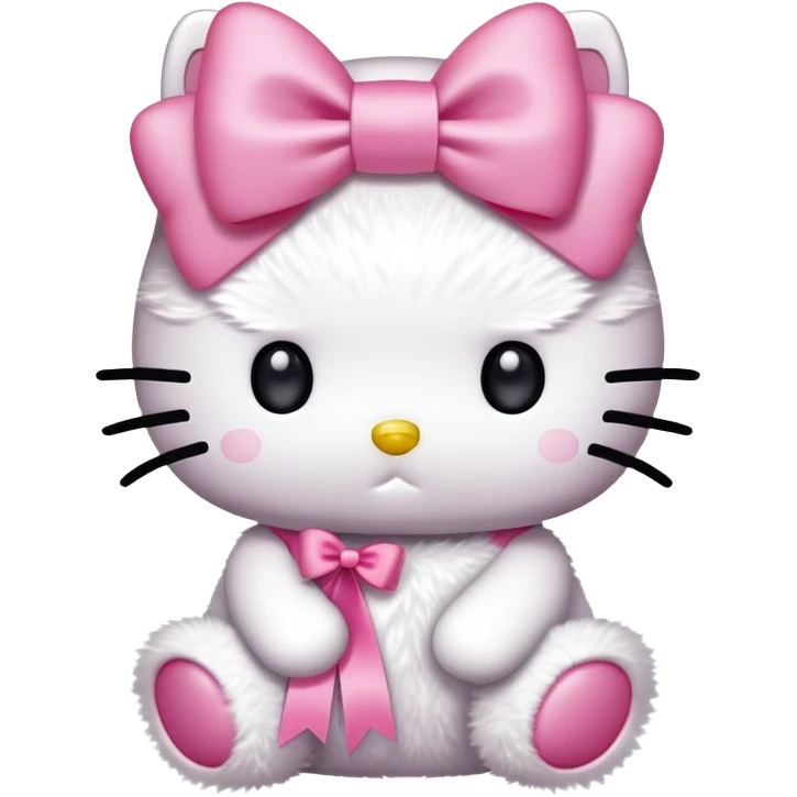 hellokitty with ribbon emoji