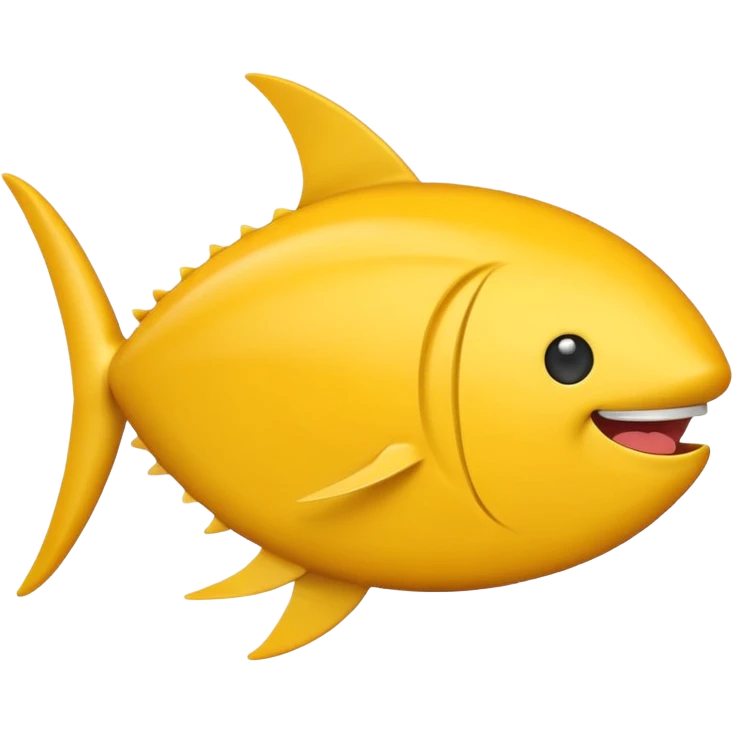 Make tuna iPhone emoji style emoji