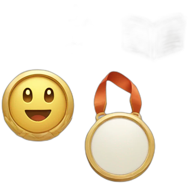 badge, medal, book, paper, scroll, new year, snowflake, pokemon, picture emoji