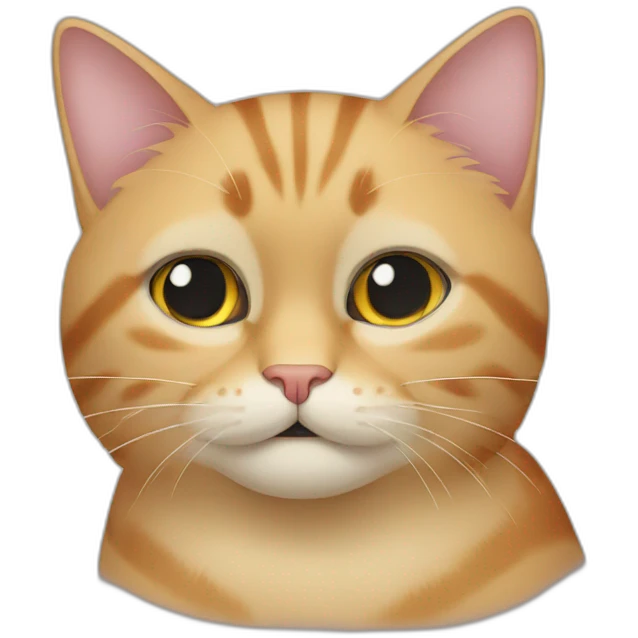 cat in a 'shush' gesture emoji