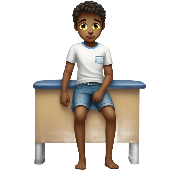 child at the doctor emoji