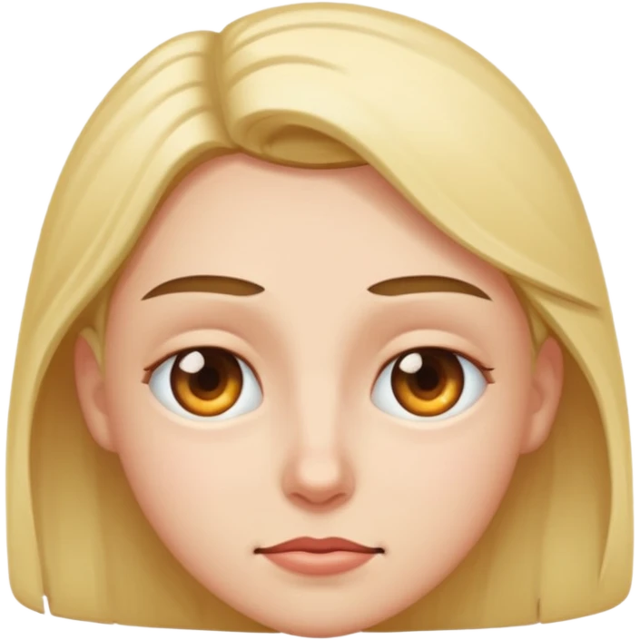 three quarter head squinting eye emoji