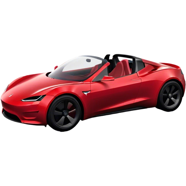 Tesla Roadster - Tesla (Model Year: 2020) (Iconic colour: Dark Red) emoji