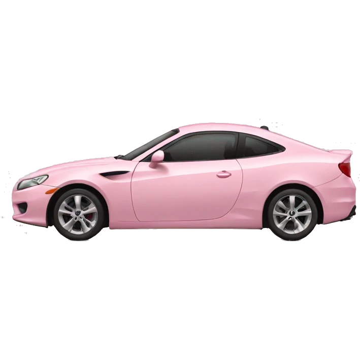 light pink car emoji