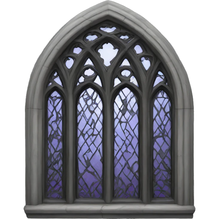 Gothic window black emoji