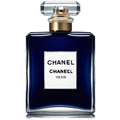dark blue chanel men's perfume emoji