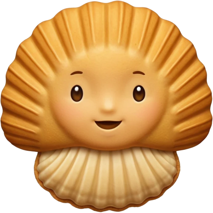 madeleine snack emoji