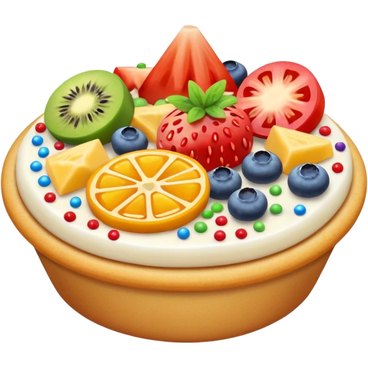 colorful toppings emoji