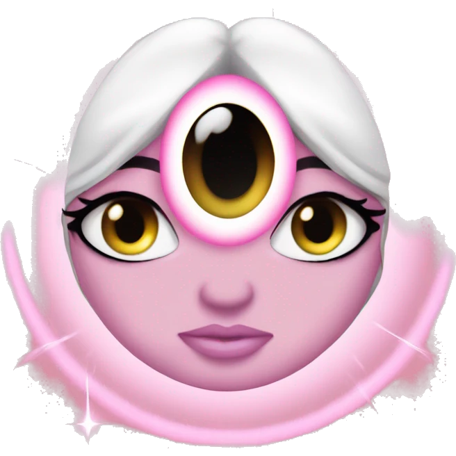 angelic diva pink third eye emoji