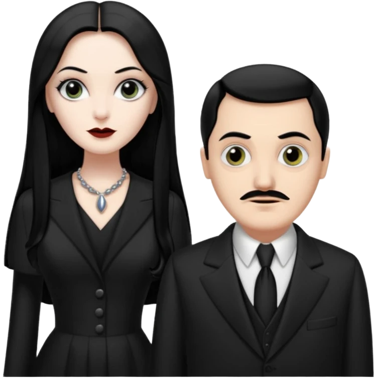 morticia and gomez emoji