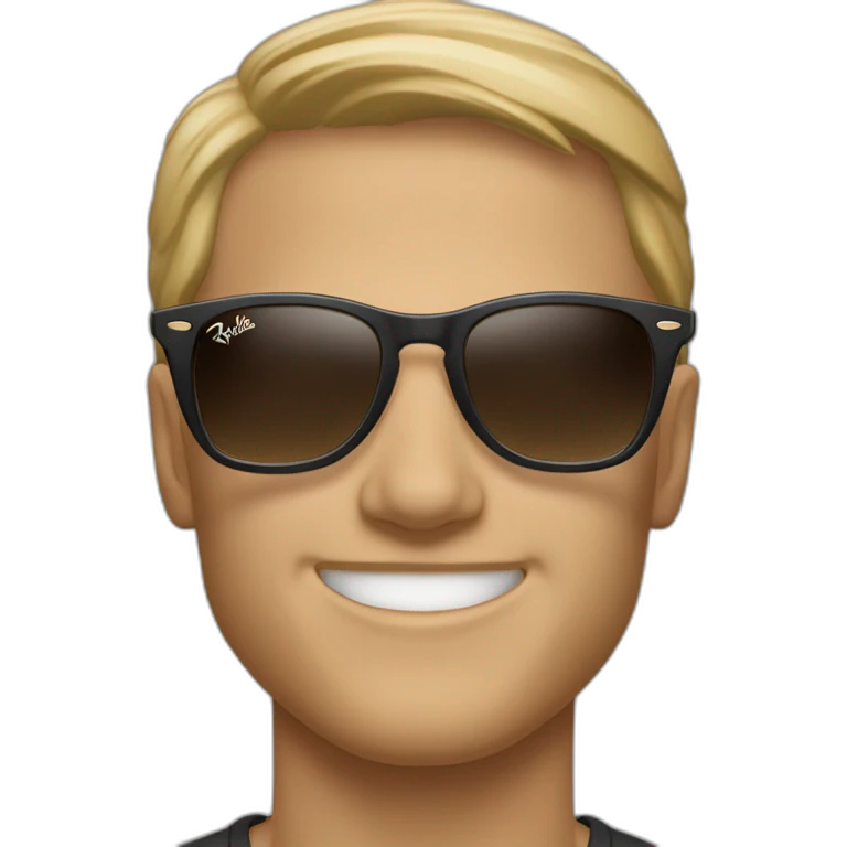 21 летний парень с длинной стрижкой до плечей и в очках rayban emoji