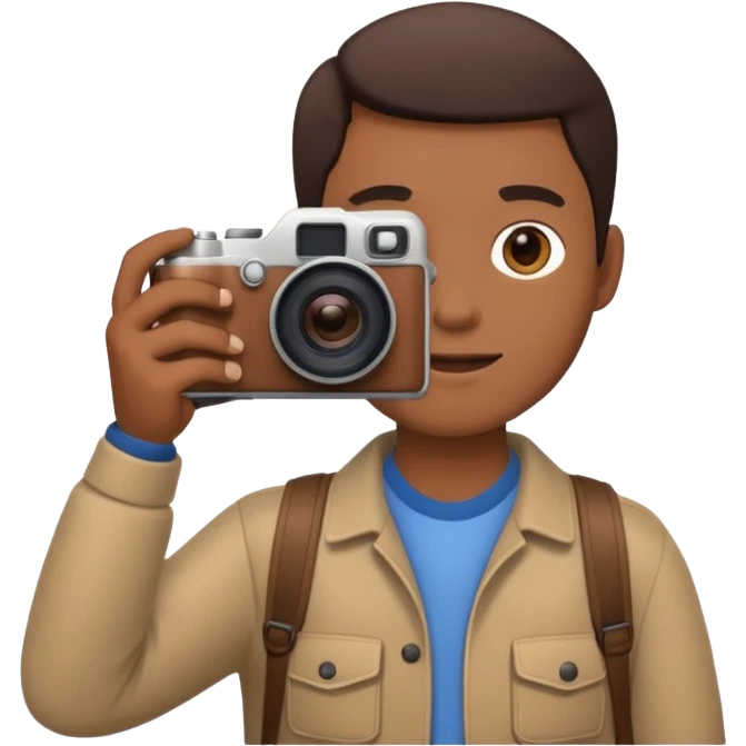 to take photos emoji