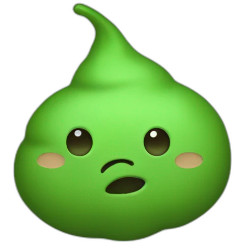 Green poop emoji