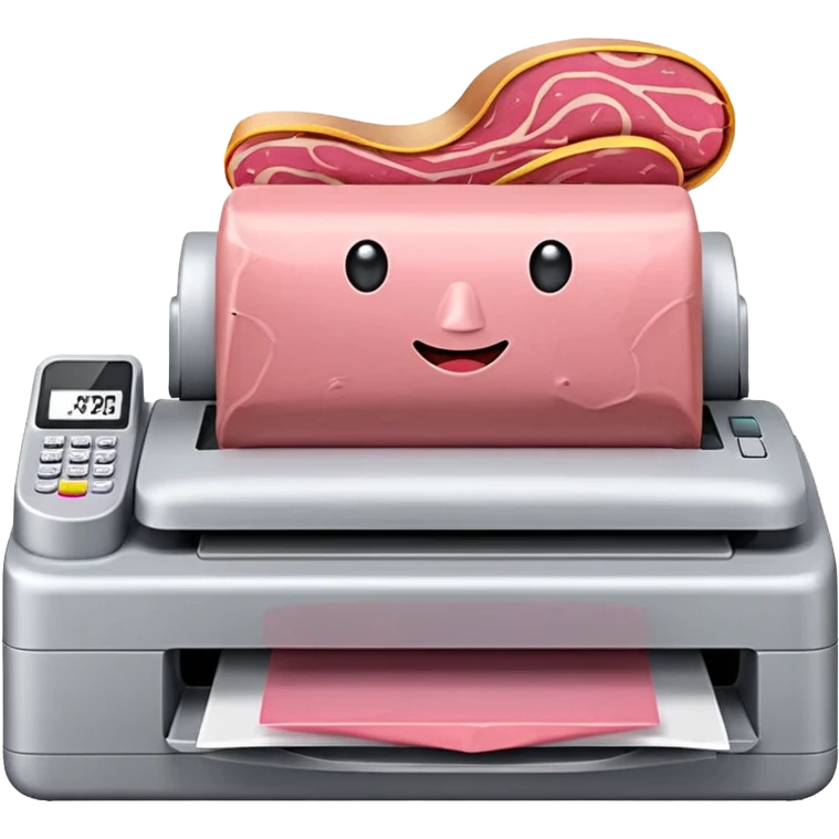 spam meat fax machine emoji