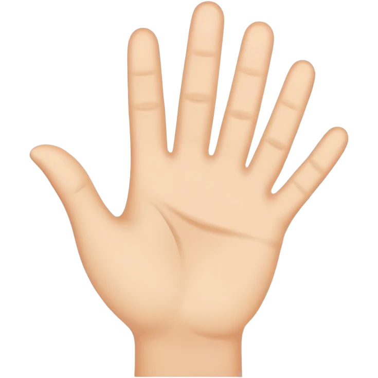 hand waving emoji