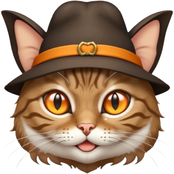 Cat hat bat emoji