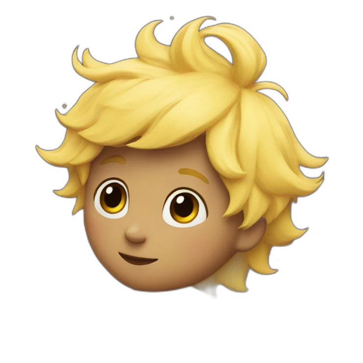 The Little Prince on a planet emoji