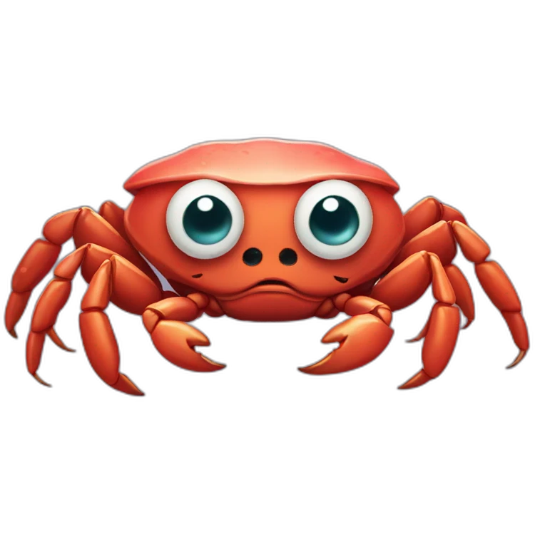 Ugly crab emoji